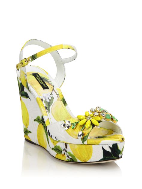 dolce gabbana sandal|dolce gabbana sandals lemon.